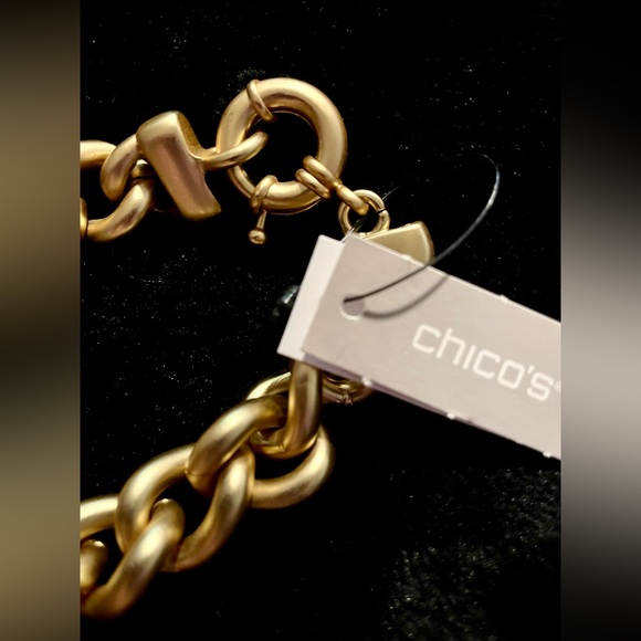 Chico’s Gold Chain Bracelet     **NWT** - Picture 4 of 5